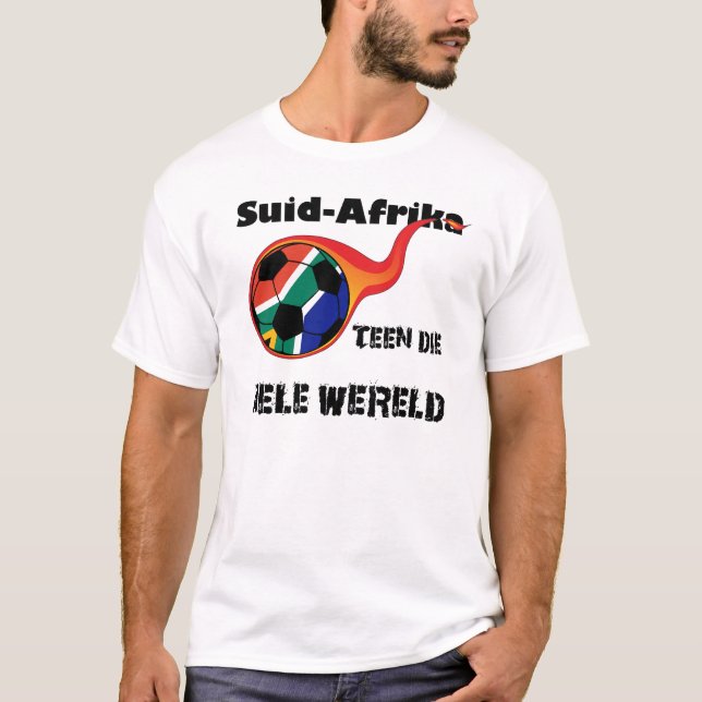 vm - södra Afrikan kontra  T-shirt (Framsida)