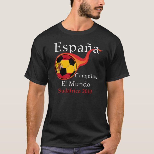 vm - Spanien erövrar världen Tee Shirt (Framsida)
