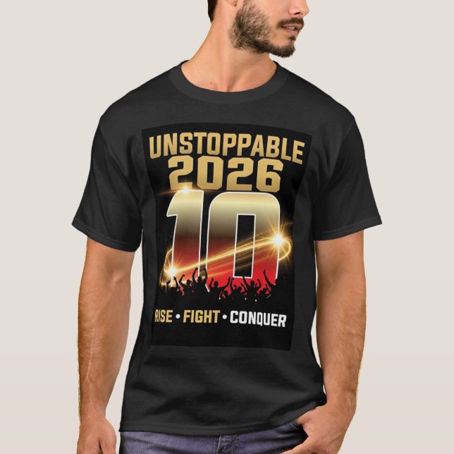 VM T-Shirt Guld FIFA 2026 (Framsida)