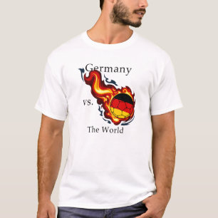 vm - Tyskland mot World Flaming Football T-shirt