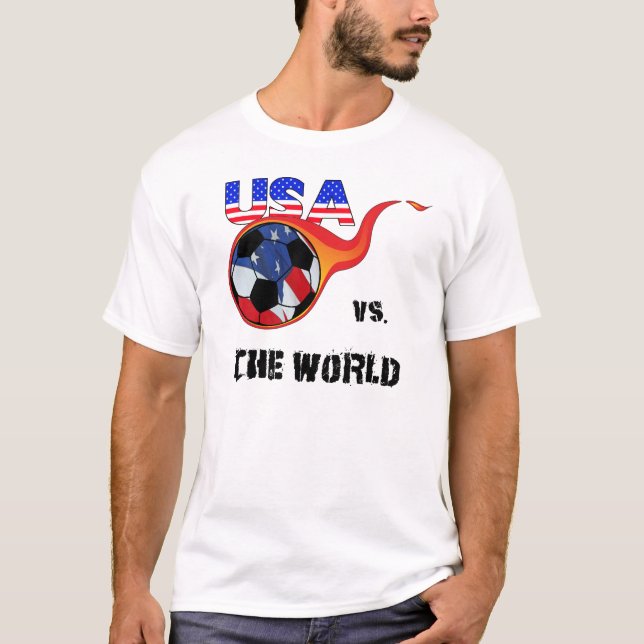vm - USA mot världen T-shirt (Framsida)