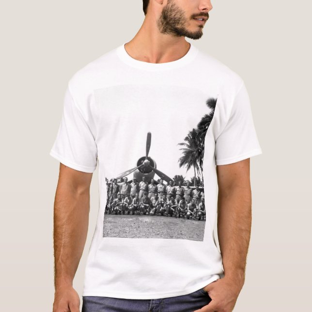 VMF-214 på den strip_War sköldpaddafjärdkämpen T Shirt (Framsida)