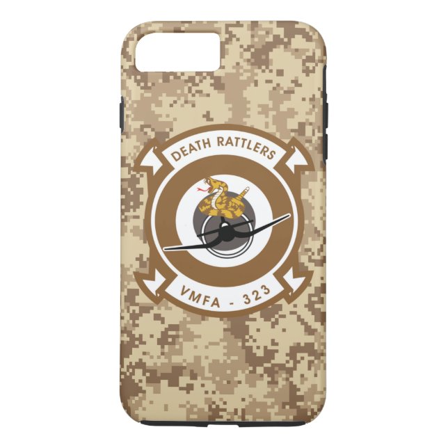 VMFA-323 död Rattlers "marin- Camo ", Case-Mate iPhone Skal (Baksida)