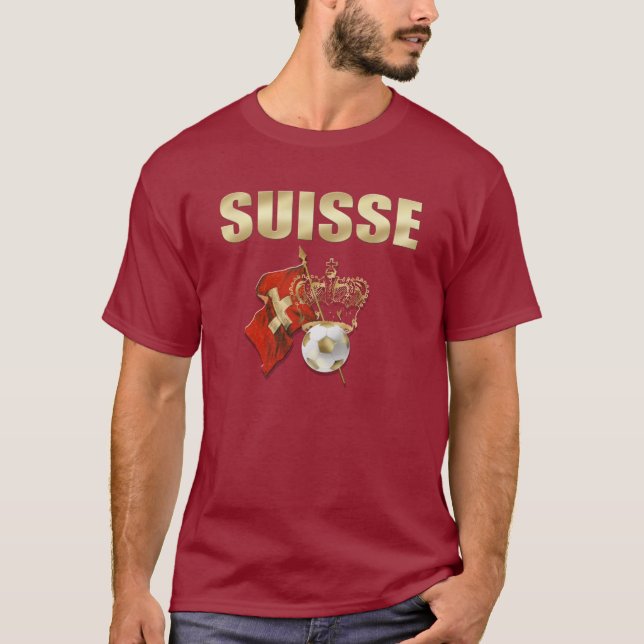 Vmfotboll - Schweitz Brasilien 2014 Tee (Framsida)