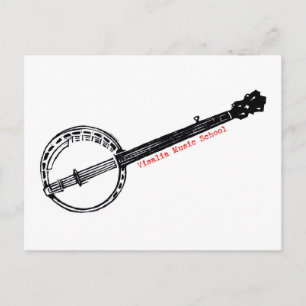 VMS Banjo Postcard Vykort