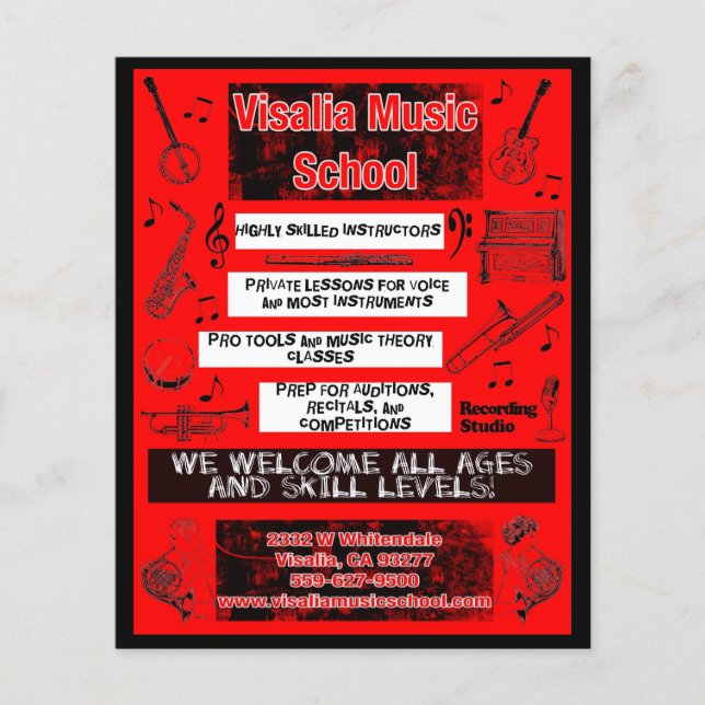VMS Dubbla-sidig Flyer Ad (Framsidan)