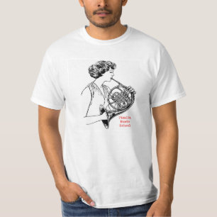 Vms-valthornkvinnan värderar T-skjortan T-shirt