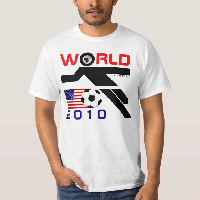VmUSA T-tröja 2010 Tee (Framsida)
