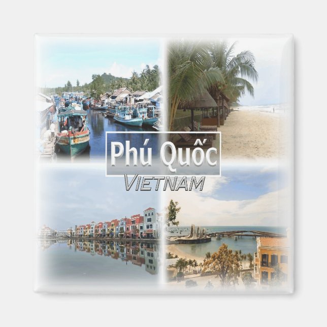 VN0015 Asia, Vietnam, Phu Quoc, Fridge Magnet (Framsidan)