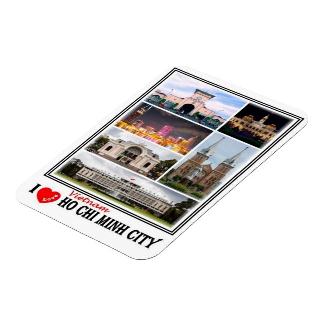VN Vietnam - Ho Chi Minh City Saigon - Magnet (Vänstra Sidan)