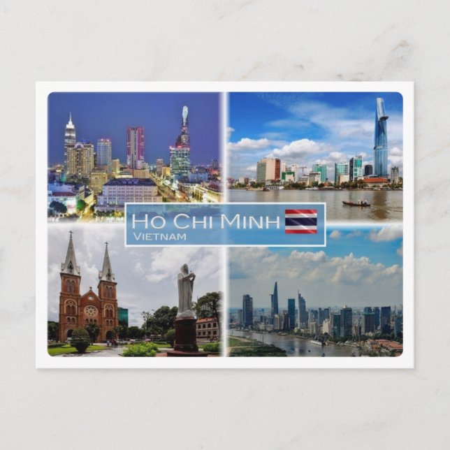 VN Vietnam - Ho Chi Minh - Vykort (Framsida)