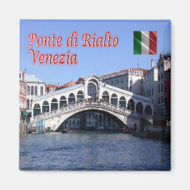 VNT026 VENICE, Rialto Bridge, Italien, Fridge Magnet