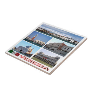 VNT031 VENICE, Mosaic, Verona, Italien Kakelplatta