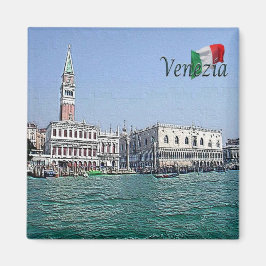 VNT042 VENICE, Panorama, Venetien, Italien, Fridge Magnet