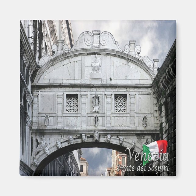 VNT049 VENICE - Sighbron, Italien, Rygge Magnet (Framsidan)