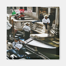 VNT061 VENICE, Gondolas, Venetien, Italien, Fridge Magnet
