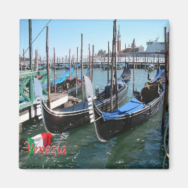 VNT062 VENICE, Gondolas, Venetien, Italien, Fridge Magnet