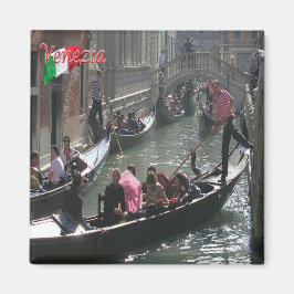 VNT063 VENICE, Gondolas, Venetien, Italien, Fridge Magnet