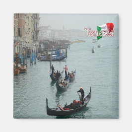 VNT065 VENICE, Gondolas, Venetien, Italien, Fridge Magnet
