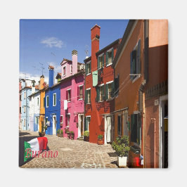 VNT071 BURANO, VENICE, Veneto, Italien, Fridge Magnet