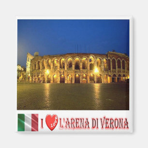 VNT095 VERONA, ARENA I Kärlek, Venetien, Italien, Magnet