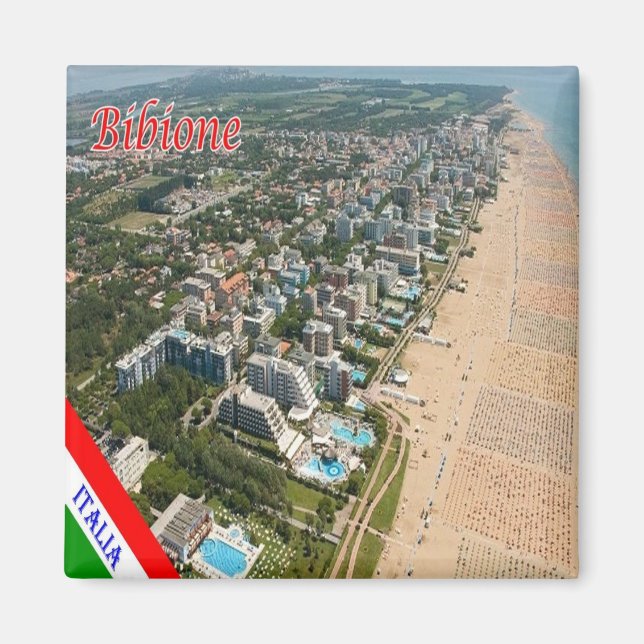 VNT120 BIONE, Aerial View, Veneto, Italien, Fridge Magnet (Framsidan)