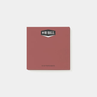 Vo-CHEF röda 3 x 3 noterar Post-it Block