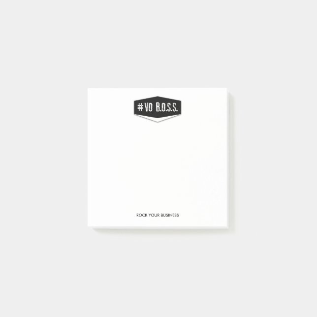 Vo-CHEFEN 3 x 3 noterar Post-it Block (Framsida)