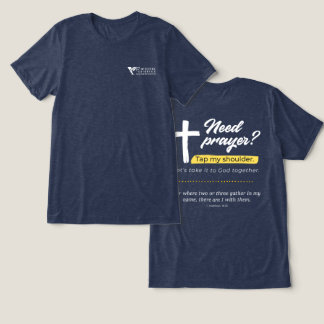 VOAWW Ministerium- Behöver Bön Blå T Shirt