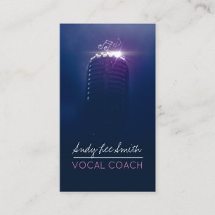 Vocal Coach Singer Visitkort
