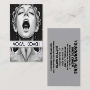 Vocal Coach Visitkort
