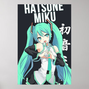 Vocaloida flicka anime poster