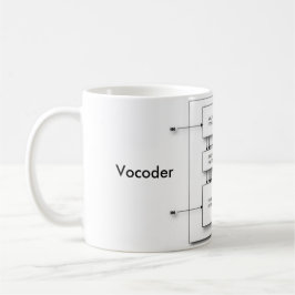 Vocoderkvarterdiagram Kaffemugg