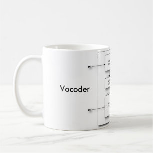 Vocoderkvarterdiagram Kaffemugg