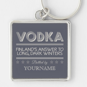VODKA anpassningsbar färg nyckelring