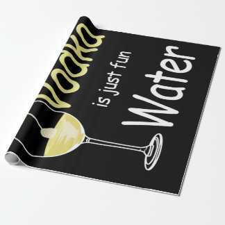 Vodka är bara Roligt Vatten Presentpapper