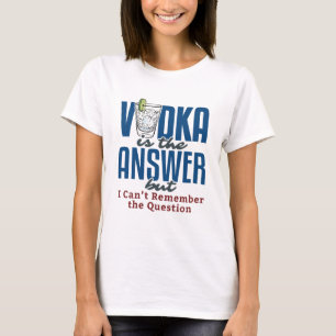 Vodka Är Svaret T Shirt
