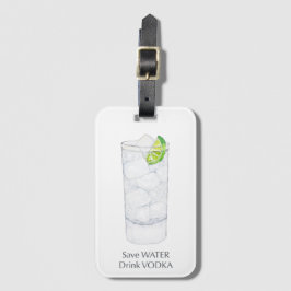Vodka Cocktail Luggage Tag Bagagebricka