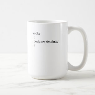 Vodka css klassificerar kaffemugg
