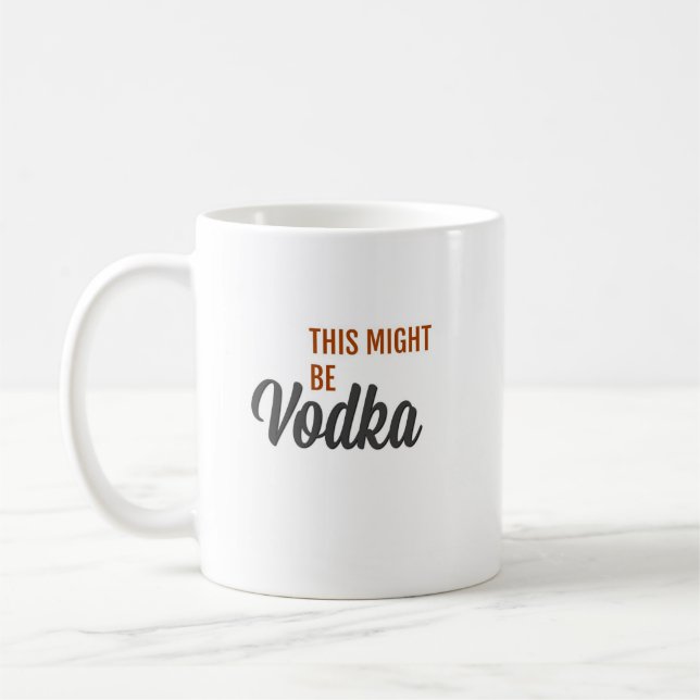 Vodka? Kaffemugg (Vänster)