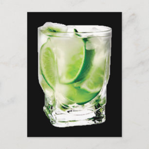Vodka Lime-vykort Vykort
