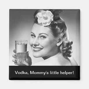 Vodka mommys lite hjälpreda! magnet