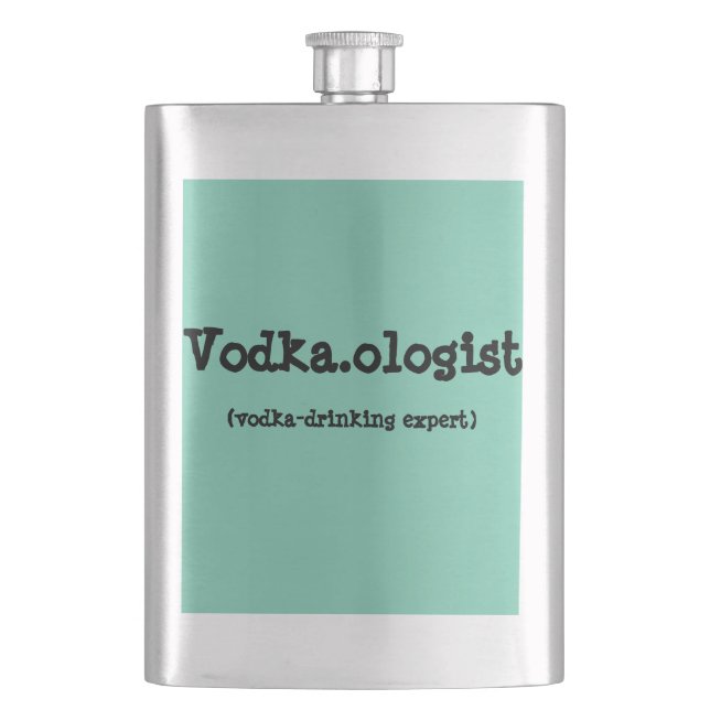 Vodka.ologist-flaska Fickplunta (Framsidan)