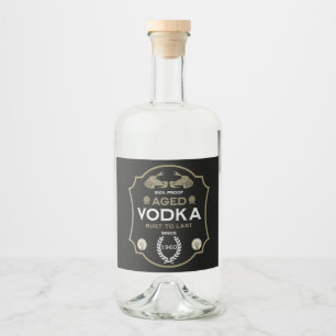 Vodka över Backe födelsedag Spritflaskor Etikett