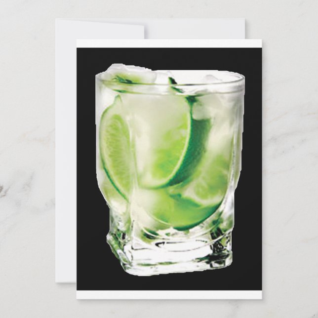 Vodka-partiinbjudan Inbjudningar (Framsida)