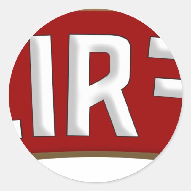 Vodka Runt Klistermärke (Framsida)