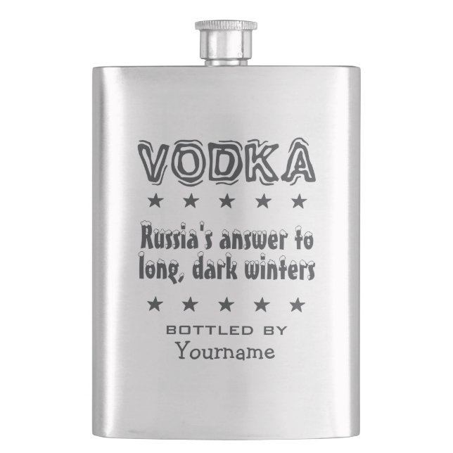 Vodka - Rysslands anpassningsbar Fickplunta (Framsidan)