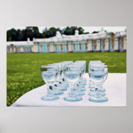 Vodka Shots på Katarinapalatset, Ryssland Poster