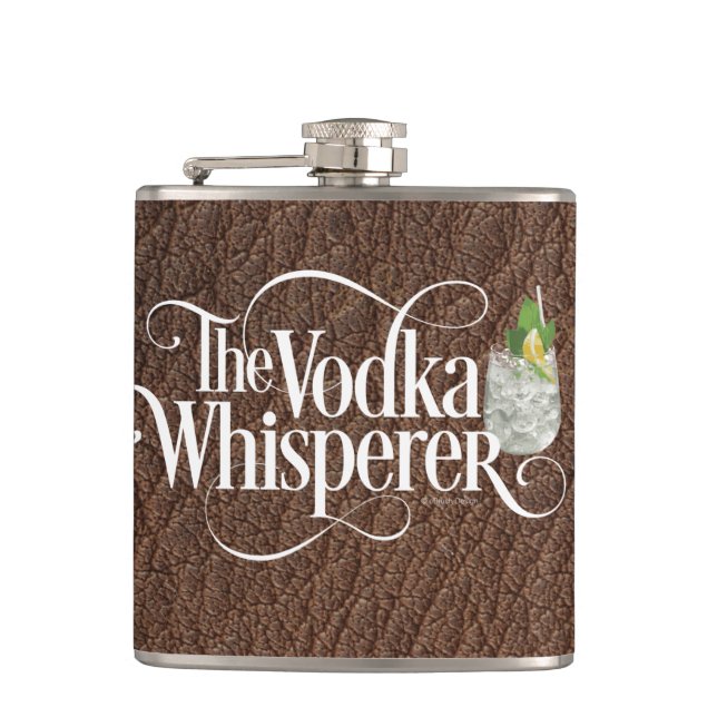 Vodka Whisperer Hip-kolv Fickplunta (Framsidan)