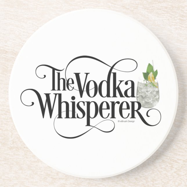 Vodka Whisperer Underlägg (Framsidan)